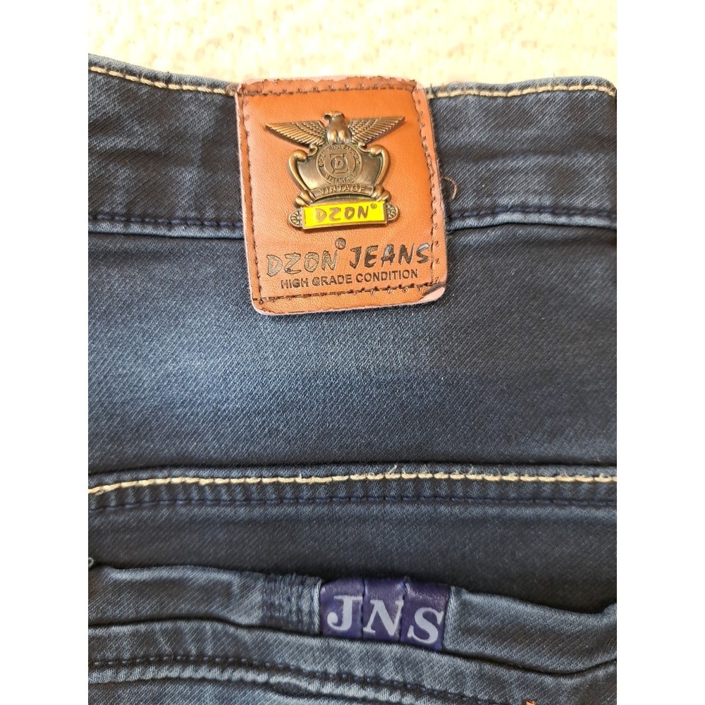 R&J Collection DZon Jeans Mens Size 28 Blue 28 x 32 India‎ Made Durable Skinny - Picture 2 of 14